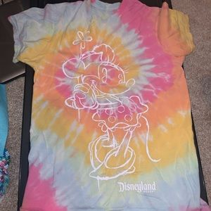 Tie dye Minnie Mouse disneyland parks shirt